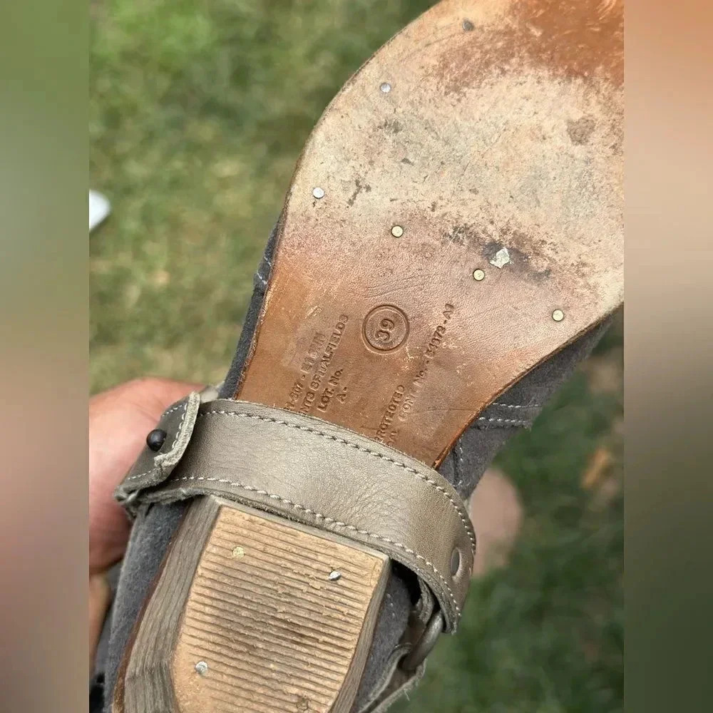 AllSaints — Suede Bonny Cuban Harness Ankle Boota - Picture 5 of 5